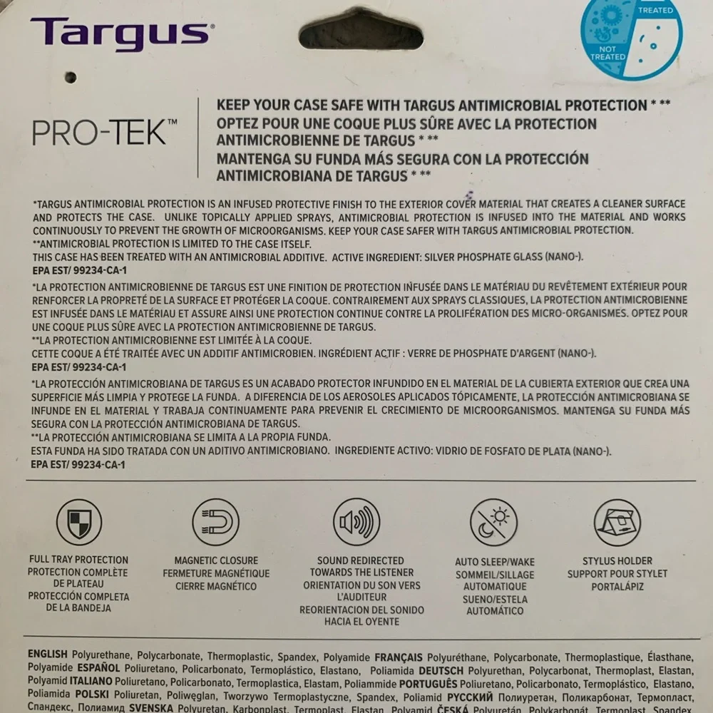 Targus Pro-Tek Black Tablet Case for iPad Air & Pro